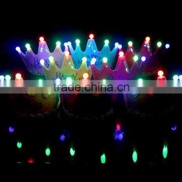 wholesale kids birthday crown light up crown for birthday