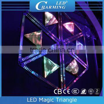 high resolution 180 degree viewing led display for night club usage