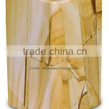 Burma Teak Wood Pen Jar