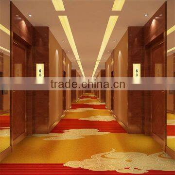 Nonflammable Bouncy Nylon Printed Lounge Carpet