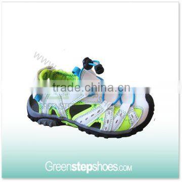 China Hot Sale Cool White Kid Sandal Shoe PU Sandal For Children