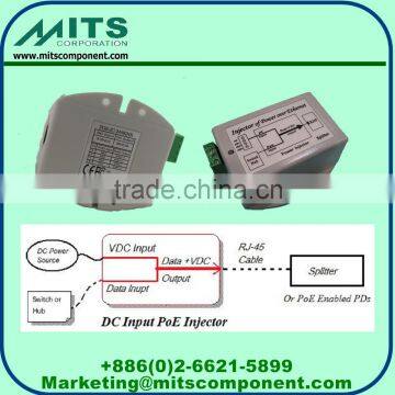 MITS 18V - 28V AC Input POE Injector - 24V & 48V Output, 16.8 - 20W Power, for AP, IP Cam, IP Phone, Industrial Usage, 802.3AF photo-2