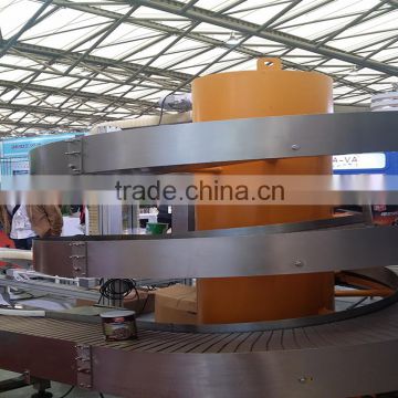 plastic spiral conveyor for carton lifting