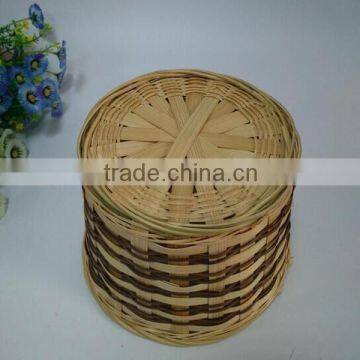 Handwoven Bamboo Hotel Laundry Basket