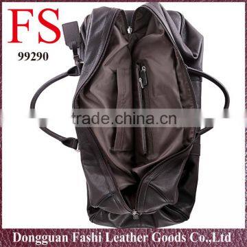 2016 New Products Genuine Leather Men's Travel Duffle Bags