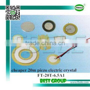 cheaper 20mm piezo electric crystal FT-20T-6.5A1