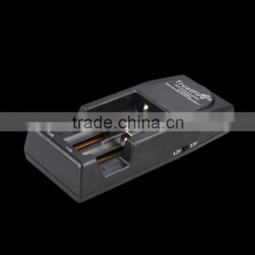 In stock hot sale fast shipping Trustfire tr-001 charger universal battery charger dual bay battery charger tr001