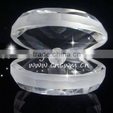 Charming Clear Crystal Shell with Diamond For Wedding Gift