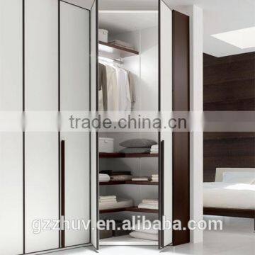 Modern 3 Panel Sliding Closet Doors in Glass photo-5