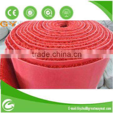 Outside using PVC loop mat