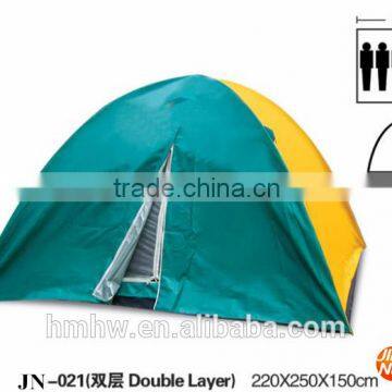 6 Person Tent Double Layer Polyester Fabric Hiking Tent