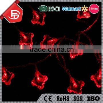 TZFEITIAN CE ROHS Approval Red Color Flower Outdoor Chasing String Lights photo-4