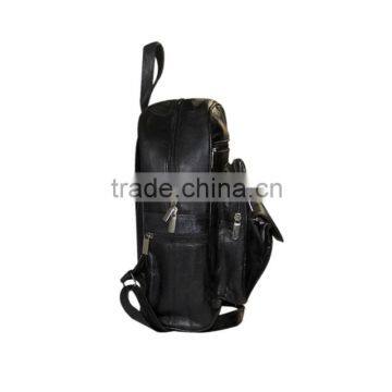 Made in India Leather Back Pack/ College Bag/ Travelling Bag photo-3