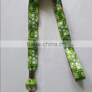 Custom design heated transfer printed polyester lanyard