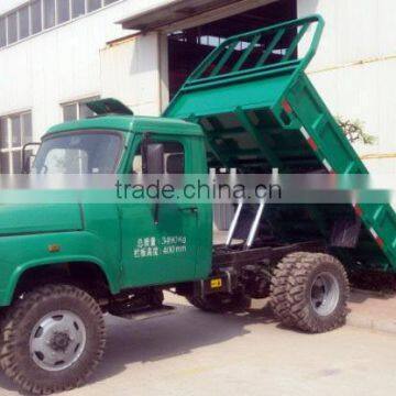 4WD self-dumping truck