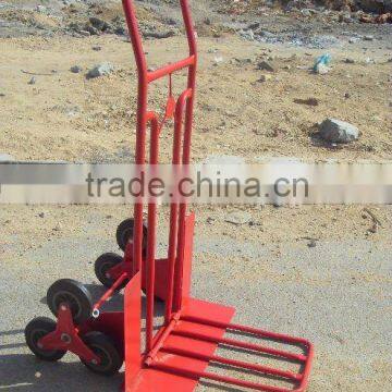 Tri-Wheel Hand Truck Stair Climb Garden Tool Hand Sack Cart Trolley Heavy Lift