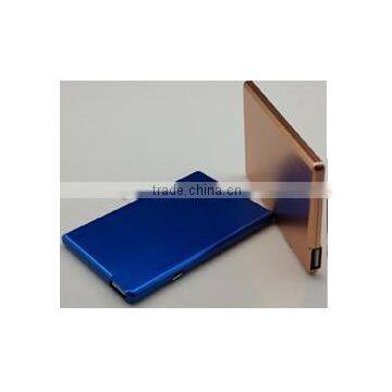Power bank and USB flash memory function, it can build in 2GB, 4GB,8GB,16GB,32GB,64GB without flash memory, 2600mAh