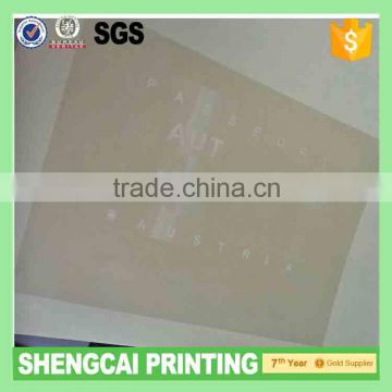 Original authenticity transparent hologram stickers