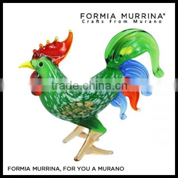 2017 Rooster Souvenir Murano Glass Rooster Fgurines for Gifts