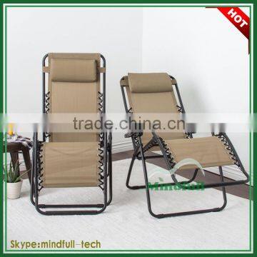 OEM Wholesale Cheap Outdoor Garden Chair Zero Gravity Folding Metal Deck Chair