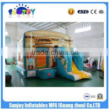 2016 Sunjoy latest giant customerized inflatable clown bouncer castle slide for sale outdoor