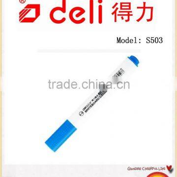 Deli Whiteboard Marker Whiteboard Marker pen dry erasable S503 Blue