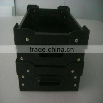 Antistatic corrugated PP flute plastic tray