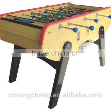 foosball table with folding leg