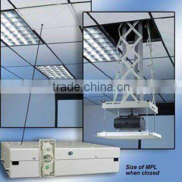 box type motorize ceiling projector lift