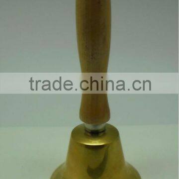 7" height brass handle bell for Christmas A8-017 brass church bell (A521)