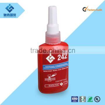 Meduim strength high viscosity automotive adhesive Anaerobic thread locker adhesive