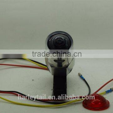 Motorcycle Smoke Lens Bobber Cafe Racer Clubman LED Brake Tail Stop Light photo-2