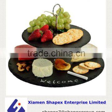 Slate Plate for Wedding Cake Stand photo-1