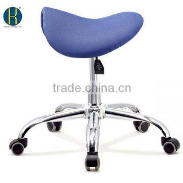 HY1034-2 Quality Hairdressing Chair Backless/ No Back Saddle Bar Stool/ Saddle Stool W/Back