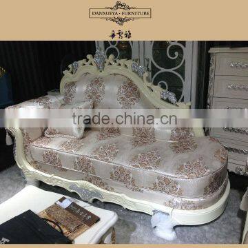 Classic Style Furniture Leather Chaise Lounge photo-2