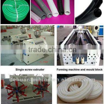 PVC Single Wall Corrugated Pipe Extrusion Machine photo-4
