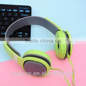 Stretchable Headband Earphone for Computer and Phone , 3.5mm Jack Earphone for Music Media Player , Helmet Headphone