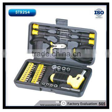 37pcs Ratchet Holder, Bit Set, Pliers, Screwdrivers, China Hand Tool Kit Set photo-2