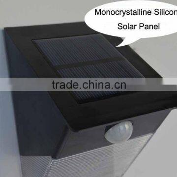 12 Led Triangle Shell 240lm High Brightness IP65 PIR Sensor Solar Led Wall Light photo-3