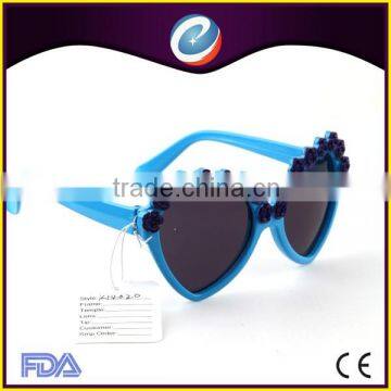 heart- shaped girls designer sunglasses