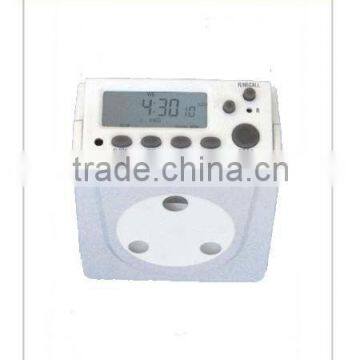 Programmable digital electronic timer with 24 on/off program