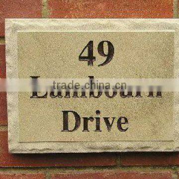 lambourn drive name plate