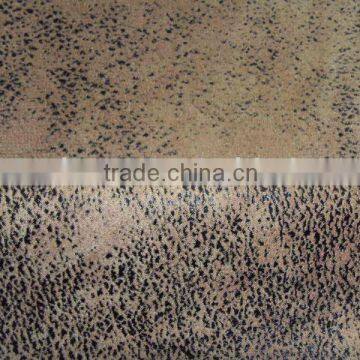 100% polyester suede bronzing fabric for sofa