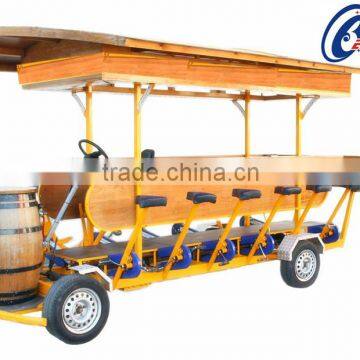 Mobile bar cycle 15 person seat conference pedal bike