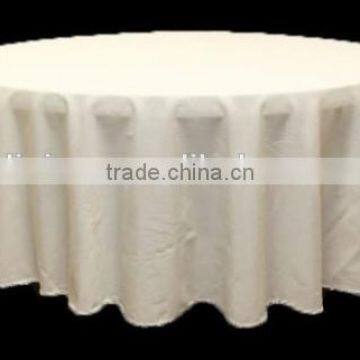 Spun polyester round table cloth table linen for banquet and wedding events