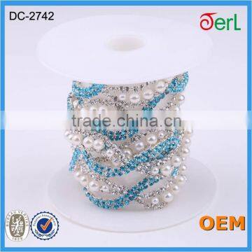 New Design Popular Shining Rhinestone Chain Trimming for Garment Decoration photo-4