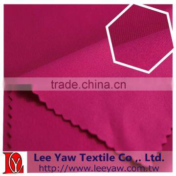Polyester Full Dull Jersey Back Peach Fabric for Garment