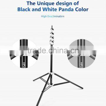 HPUSN Four-section Heavy Duty Flash Photo Stand Aluminum Studio Light Stand 3m photo-5