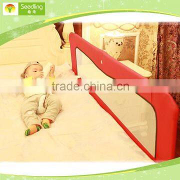 Collapsible baby bed rail protection, red bed fall prevention, extra long bed guard rail