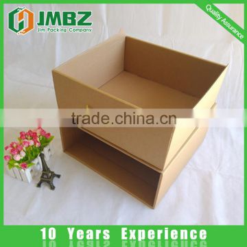 High quality 3 or 5 ply kraft corrugated drawer paper boxes with custom printing